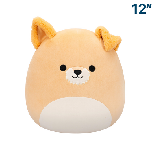 Cooper the Tan Schnauzer Dog ~ 12" Squishmallow Plush