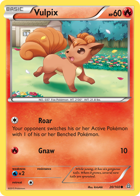 Vulpix 20/160 Common | Primal Clash | Pokemon Card