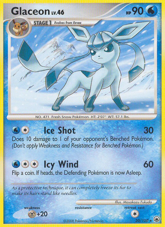 Glaceon 20/100 Rare | Majestic Dawn | Pokemon Card