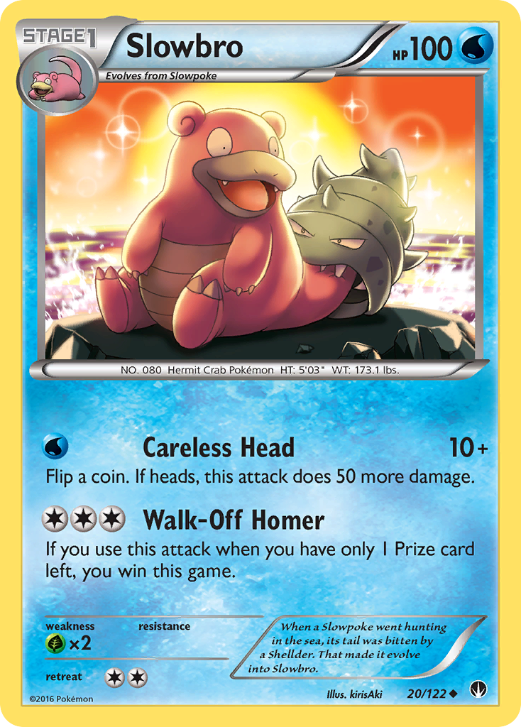Slowbro 20/122 Uncommon | BREAKpoint | Pokemon Card