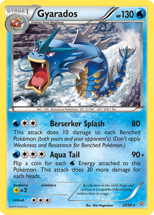 Gyarados 20/98 Rare | Ancient Origins | Pokemon Card