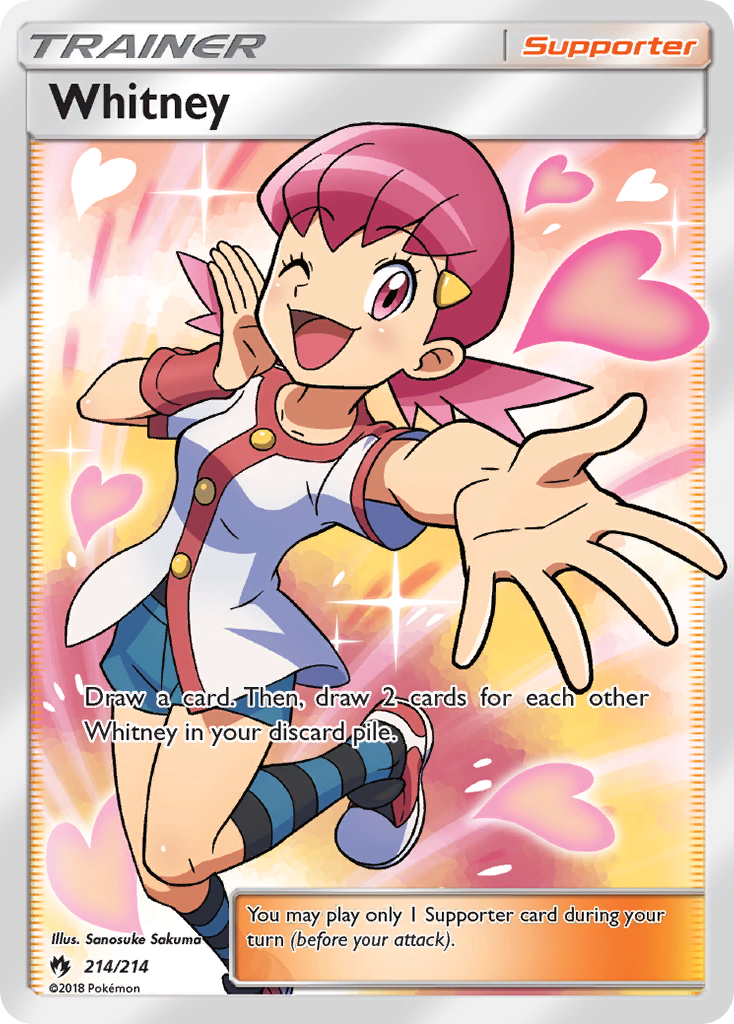 Whitney 214/214 Rare Ultra | Lost Thunder | Pokemon Card