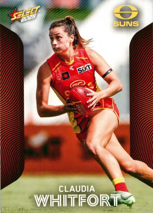 Claudia Whitfort #216 Gold Coast Suns | 2025 Select AFL Footy Stars | Trading Card