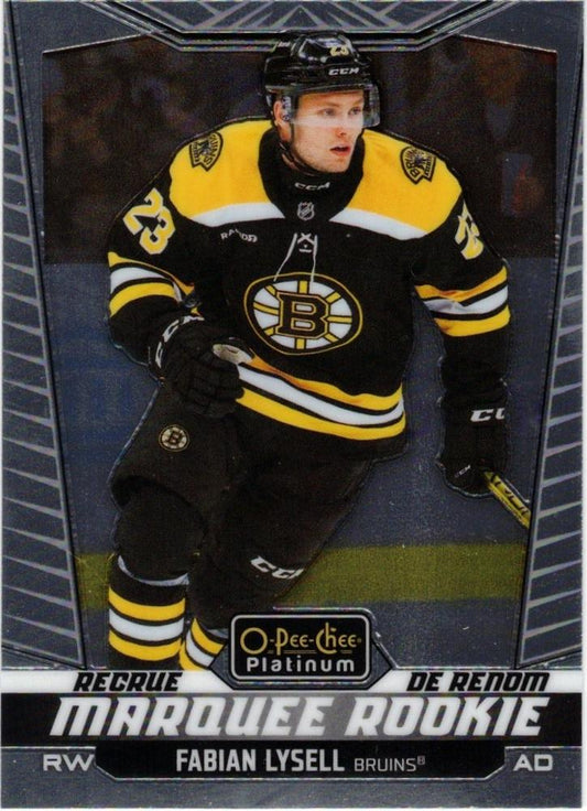 Fabian Lysell #216 Boston Bruins | 2024-25 O-Pee-Chee Platinum | NHL Trading Card