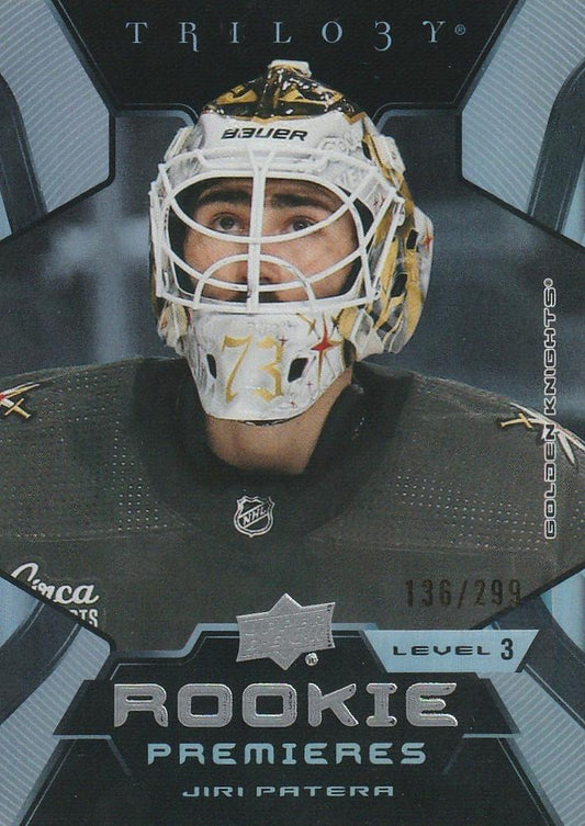 Jiri Patera #218 Vegas Golden Knights | 2023-24 Upper Deck Trilogy | NHL Trading Card