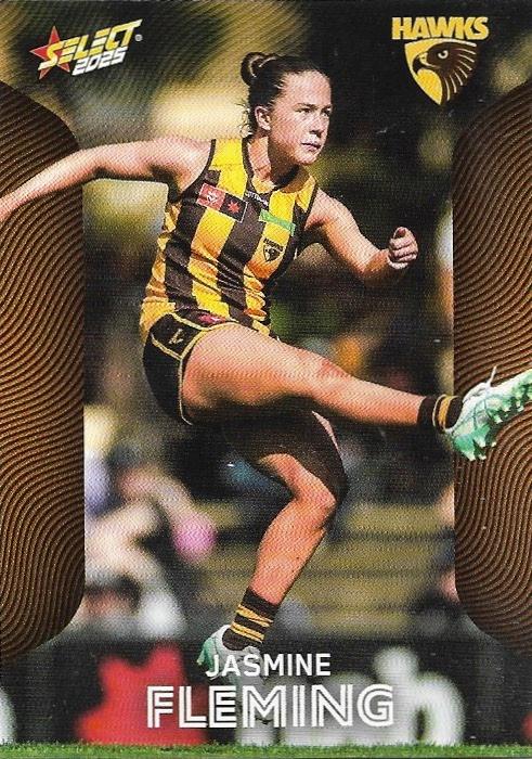 Jasmine Fleming #218 Hawthorn Hawks | 2025 Select AFL Footy Stars | Trading Card
