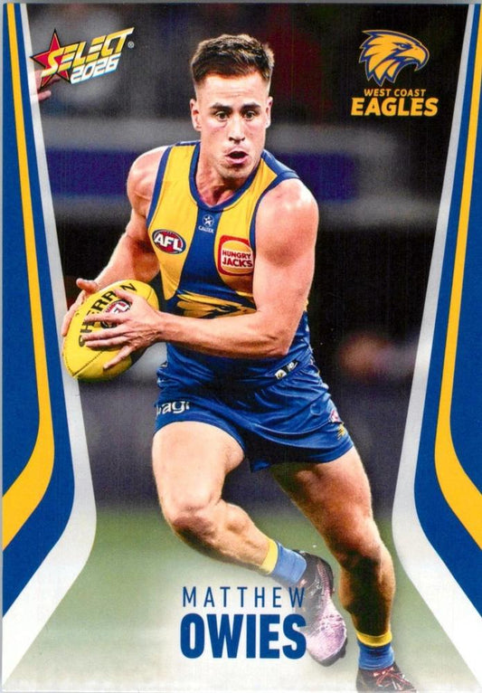 Matthew Owies #218 West Coast Eagles | 2026 Select AFL Footy Stars | Trading Card
