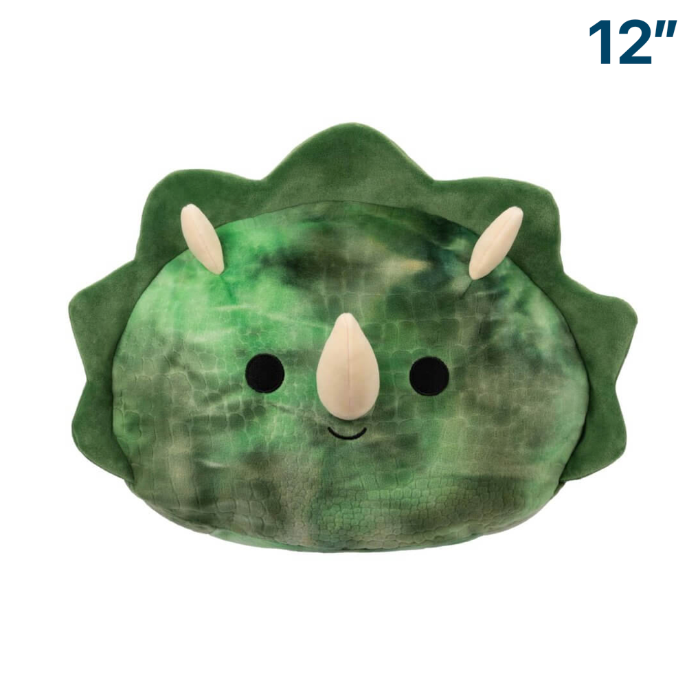 Trey the Triceratops Dinosaur ~ 12" STACKABLE Wave 17 Squishmallow Plush ~ In Stock!