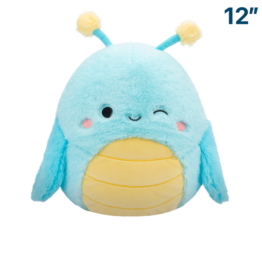 Giles the Blue Grasshopper FuzzAMallows ~ 12" Squishmallow Plush