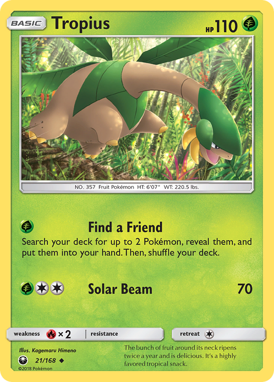 Tropius 21/168 Uncommon | Celestial Storm | Pokemon Card