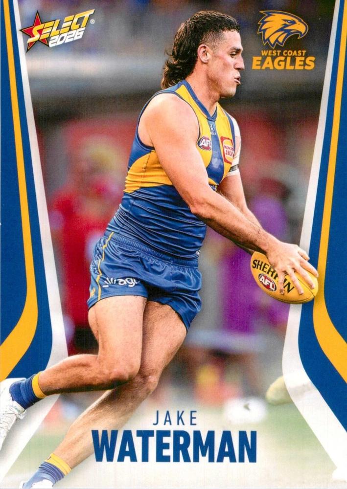Jake Waterman #220 West Coast Eagles | 2026 Select AFL Footy Stars | Trading Card
