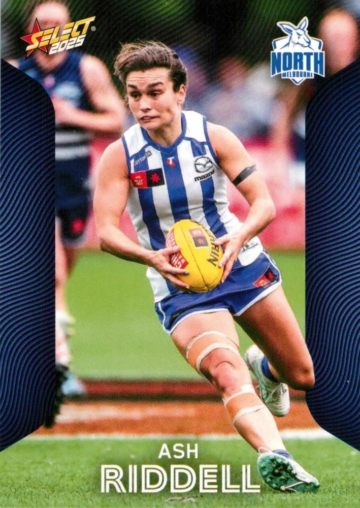 Ash Riddell #222 North Melbourne Kangaroos | 2025 Select AFL Footy Stars | Trading Card