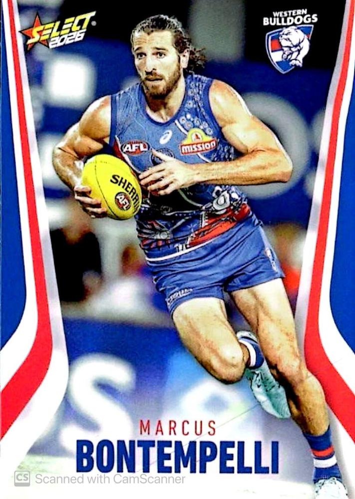Marcus Bontempelli #222 Western Bulldogs | 2026 Select AFL Footy Stars | Trading Card