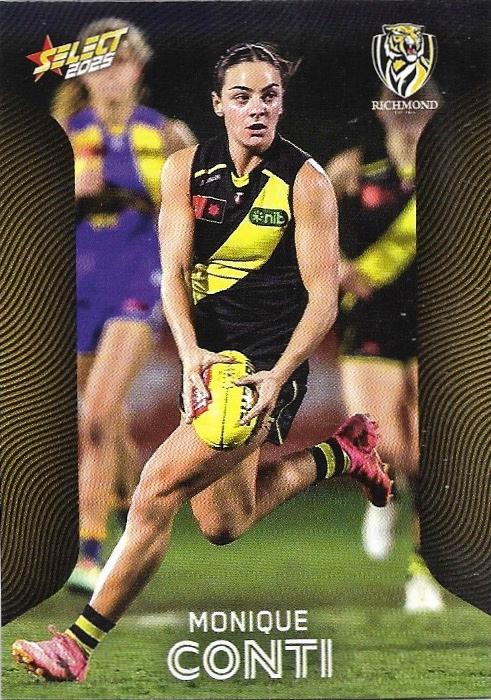 Monique Conti #226 Richmond Tigers | 2025 Select AFL Footy Stars | Trading Card