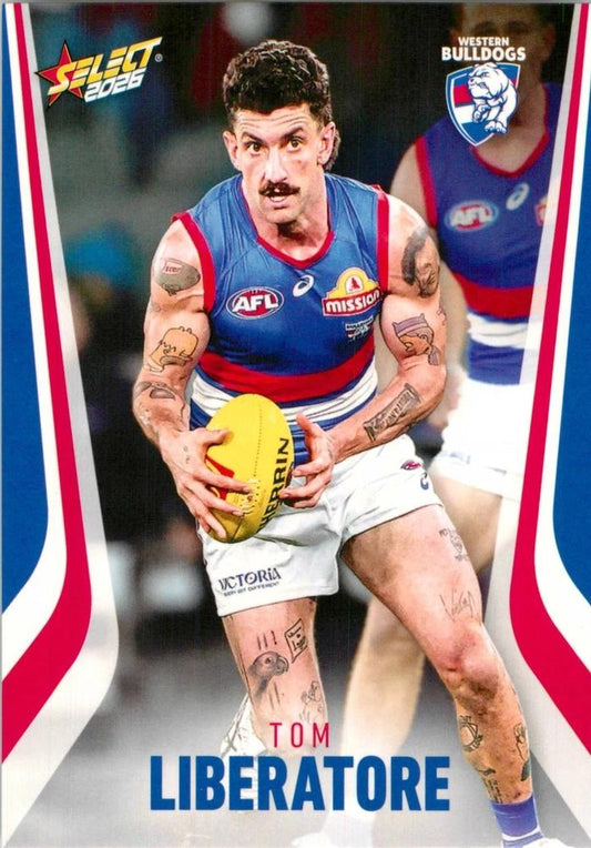 Tom Liberatore #228 Western Bulldogs | 2026 Select AFL Footy Stars | Trading Card