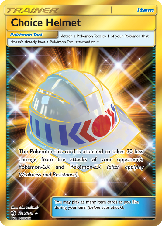 Choice Helmet 229/214 Rare Secret | Lost Thunder | Pokemon Card