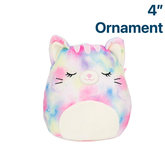 Erika the Cat ~ Holiday 4" Ornament Squishmallow Plush