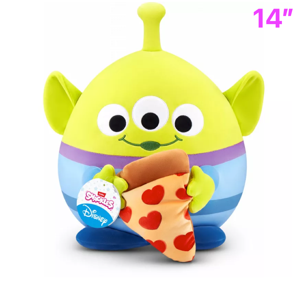 LGM Alien with Pizza ~ Zuru Snackles Plush Mini Plush 14