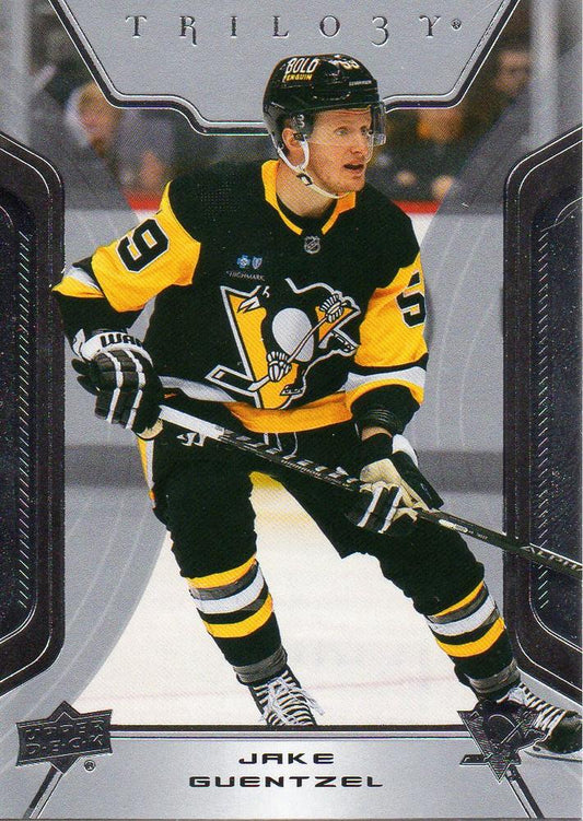 Jake Guentzel #22 Pittsburgh Penguins | 2023-24 Upper Deck Trilogy | NHL Trading Card