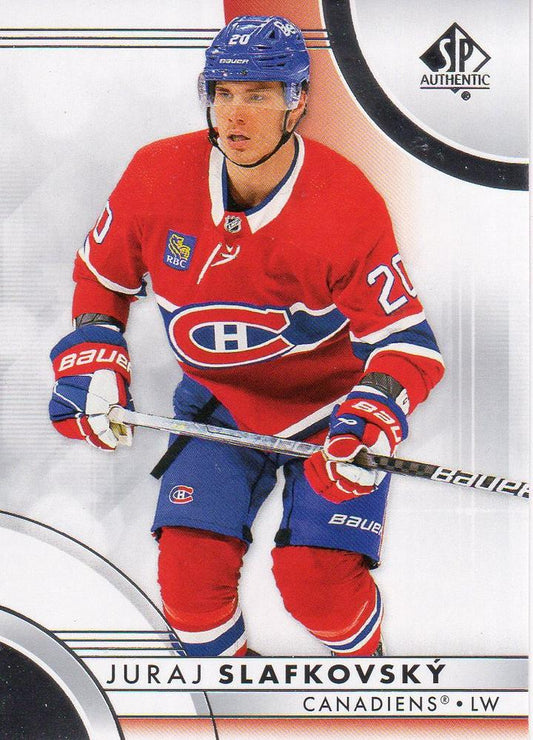 Juraj Slafkovsky #22 Montreal Canadiens | 2023-24 SP Authentic | NHL Trading Card