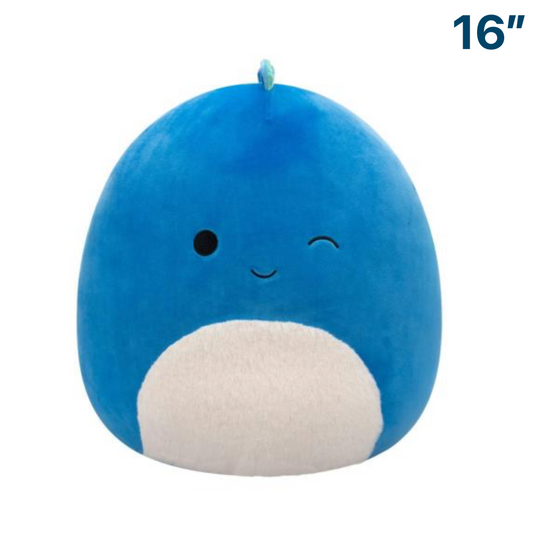 Brody the Blue Dinosaur ~ 16" Squishmallow Plush