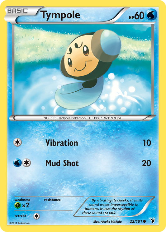 Tympole 22/101 Common | Noble Victories | Pokemon Card