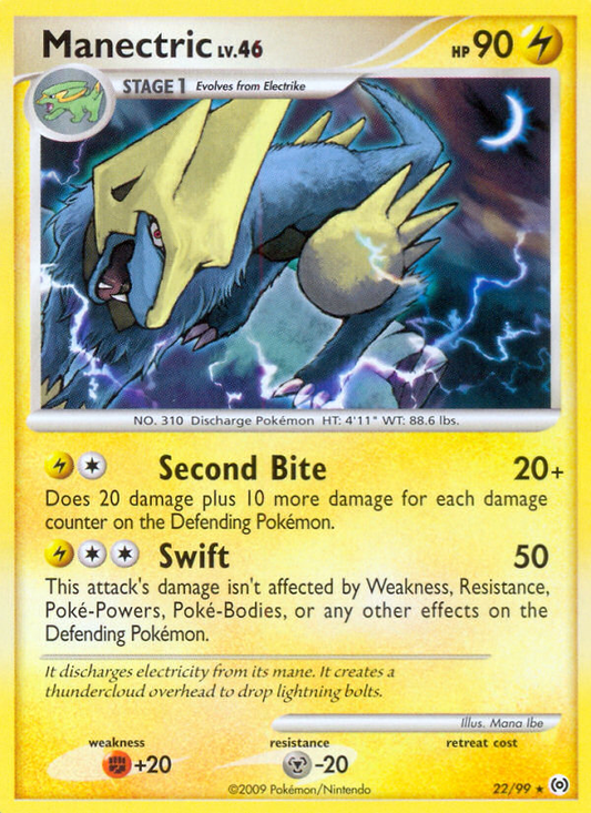 Manectric 22/99 Rare | Arceus | Pokemon Card