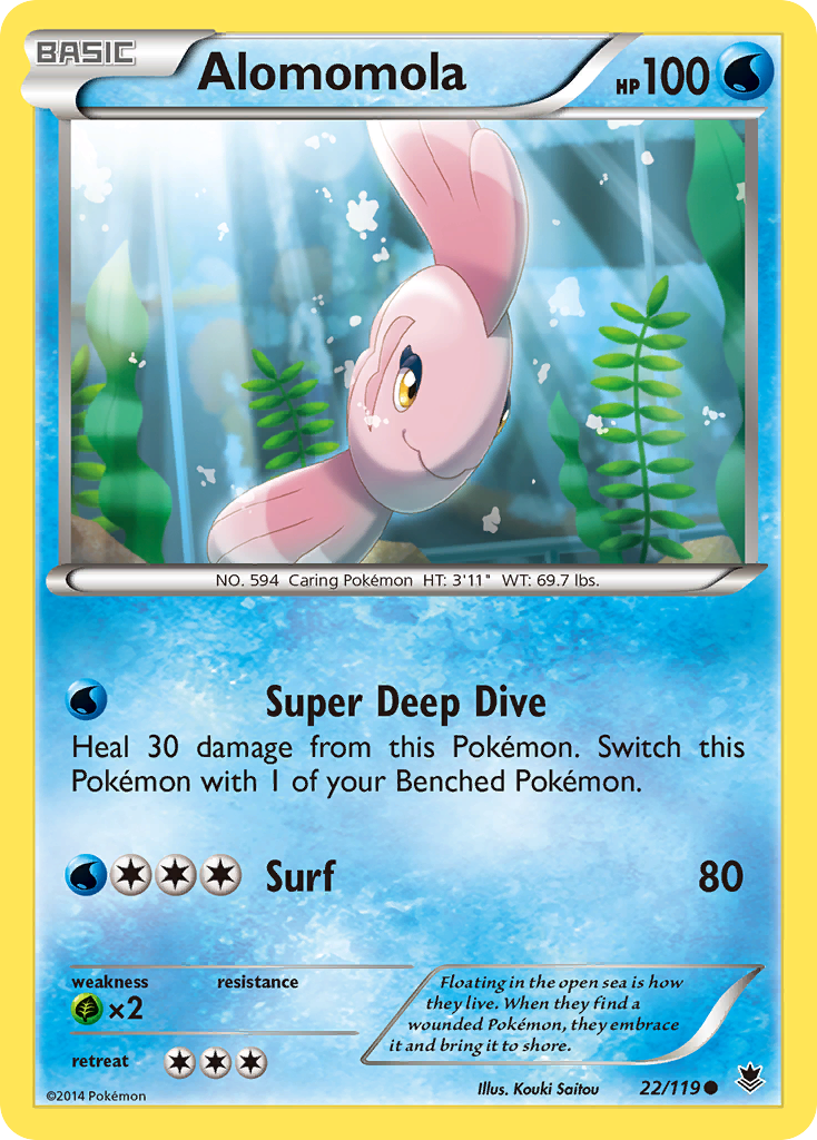Alomomola 22/119 Common | Phantom Forces | Pokemon Card
