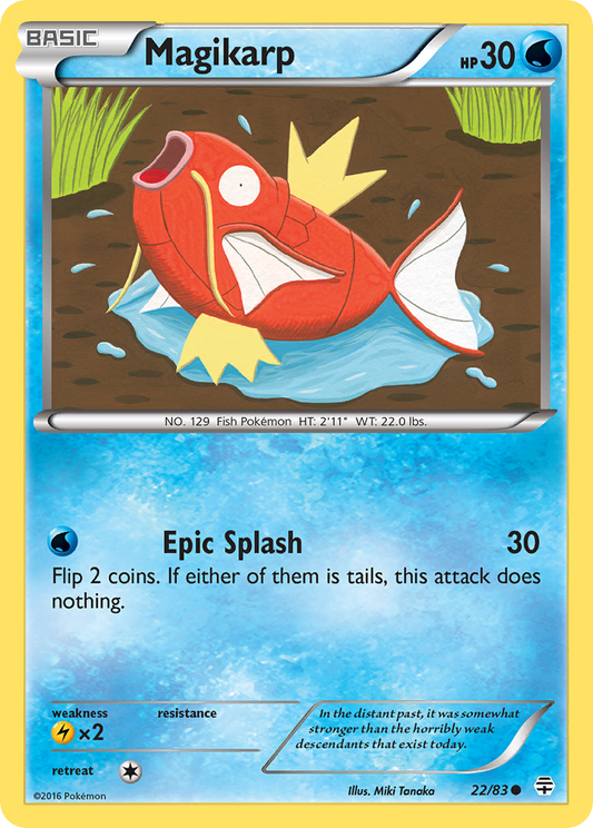Magikarp 22/83 Common | Generations | Pokemon Card