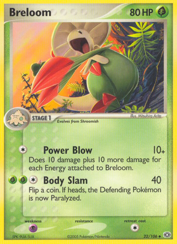 Breloom 22/106 Uncommon | Emerald | Pokemon Card