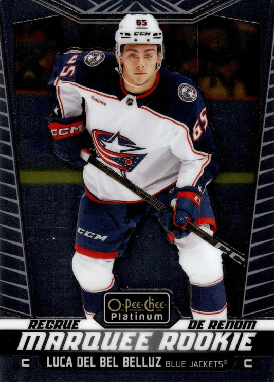 Luca Del Bel Belluz #231 Columbus Blue Jackets | 2024-25 O-Pee-Chee Platinum | NHL Trading Card
