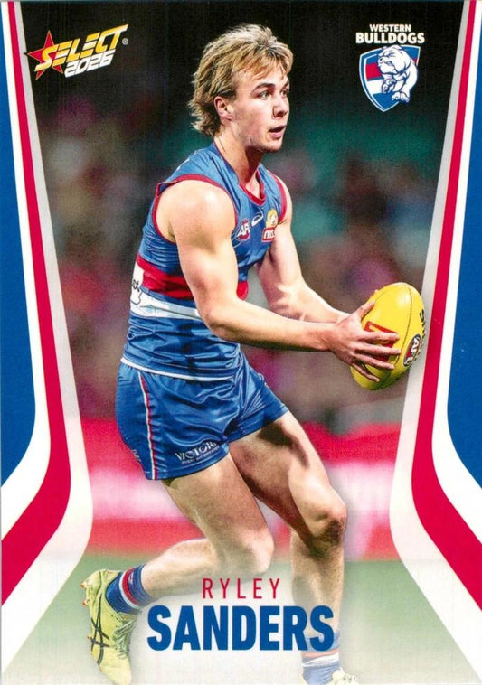 Ryley Sanders #231 Western Bulldogs | 2026 Select AFL Footy Stars | Trading Card