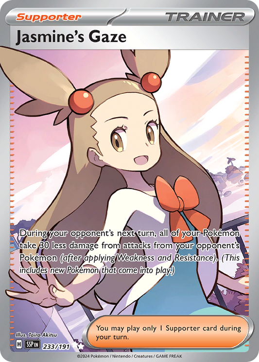 Jasmine's Gaze 233/191 Ultra Rare | Surging Sparks | Pokemon Card