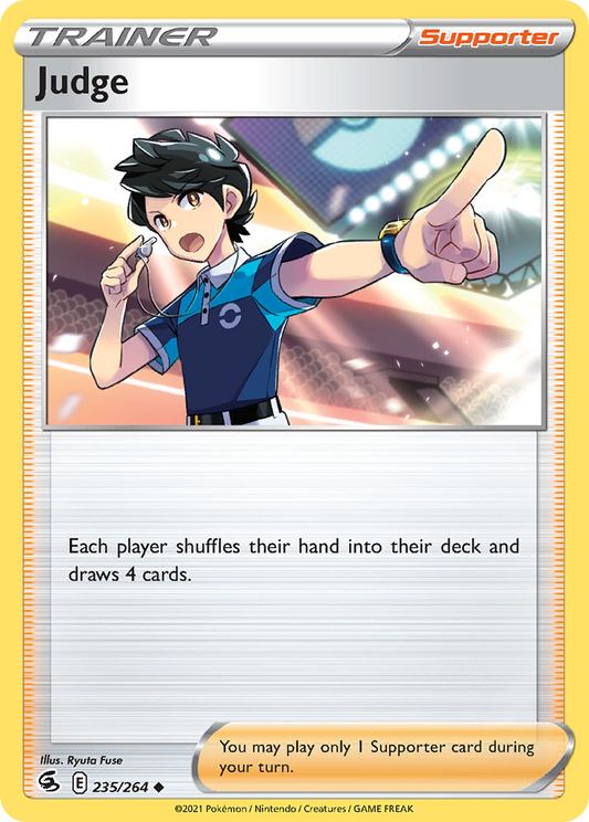 Judge 235/264 Uncommon | Fusion Strike | Pokemon Card