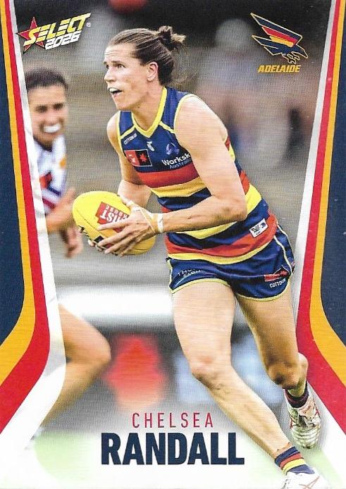Chelsea Randall #236 Adelaide Crows | 2026 Select AFL Footy Stars | Trading Card