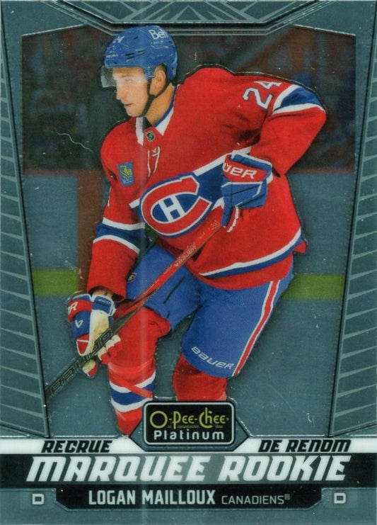 Logan Mailloux #237 Montreal Canadiens | 2024-25 O-Pee-Chee Platinum | NHL Trading Card