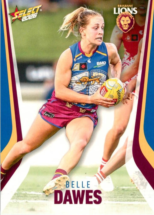 Belle Dawes #238 Brisbane Lions | 2026 Select AFL Footy Stars | Trading Card