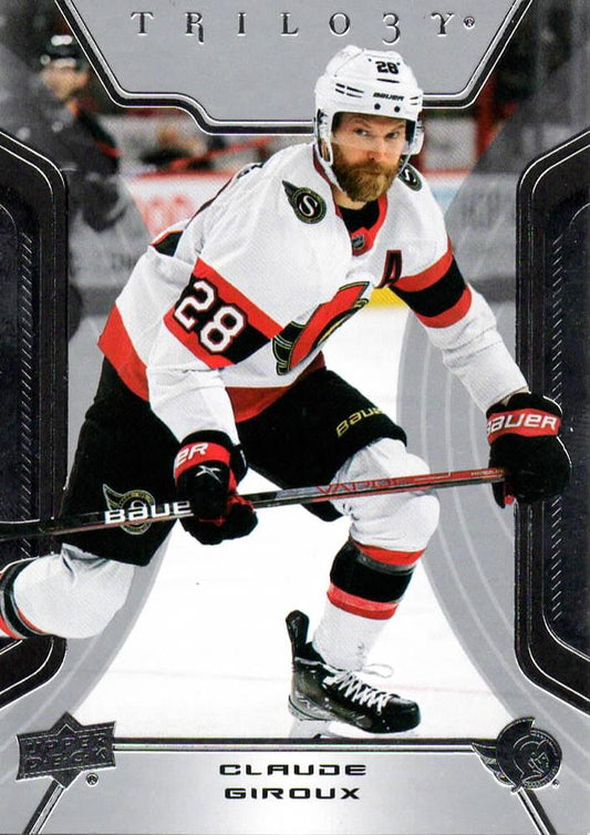 Claude Giroux #23 Ottawa Senators | 2023-24 Upper Deck Trilogy | NHL Trading Card