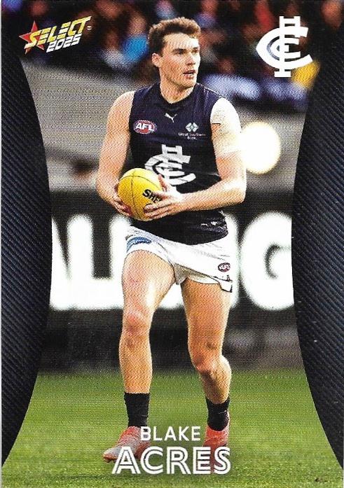 Blake Acres #23 Carlton Blues | 2025 Select AFL Footy Stars | Trading Card