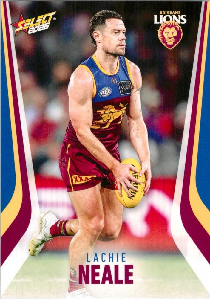 Lachie Neale #23 Brisbane Lions | 2026 Select AFL Footy Stars | Trading Card