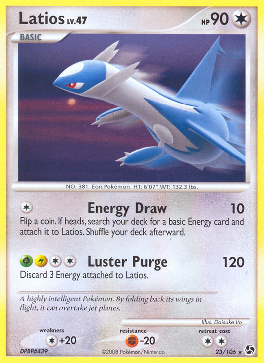 Latios 23/106 Rare | Great Encounters | Pokemon Card