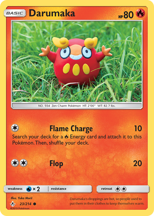 Darumaka 23/214 Common | Unbroken Bonds | Pokemon Card