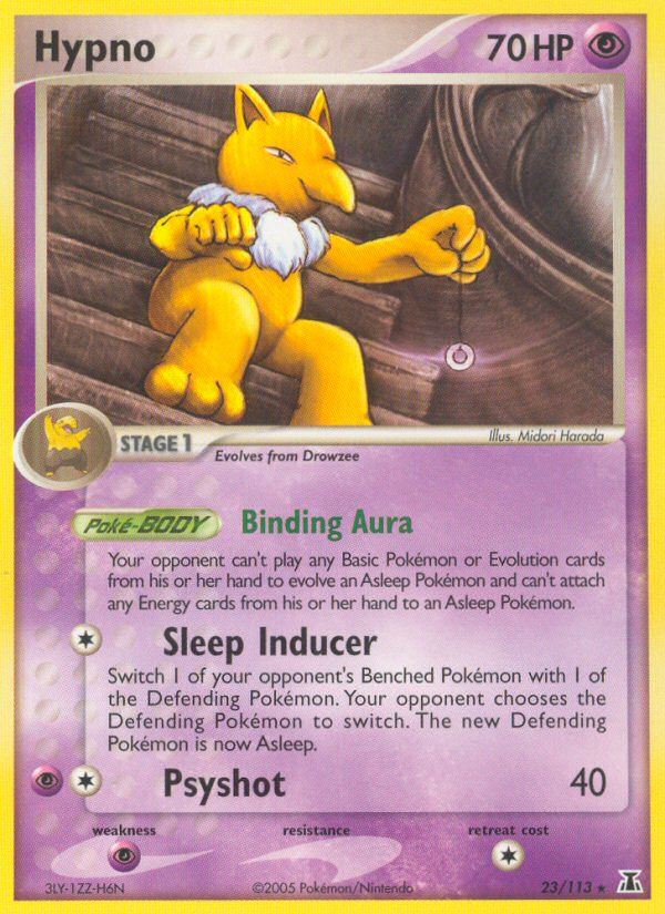 Hypno 23/113 Rare | Delta Species | Pokemon Card