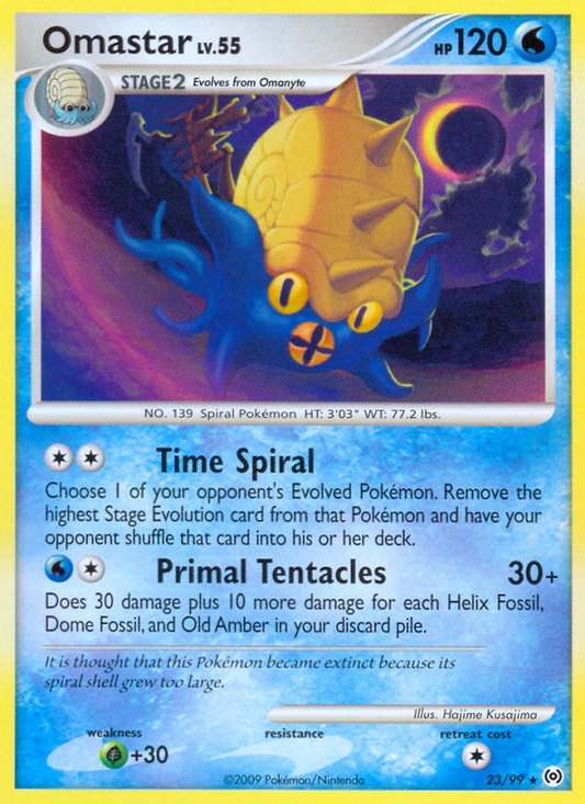 Omastar 23/99 Rare | Arceus | Pokemon Card