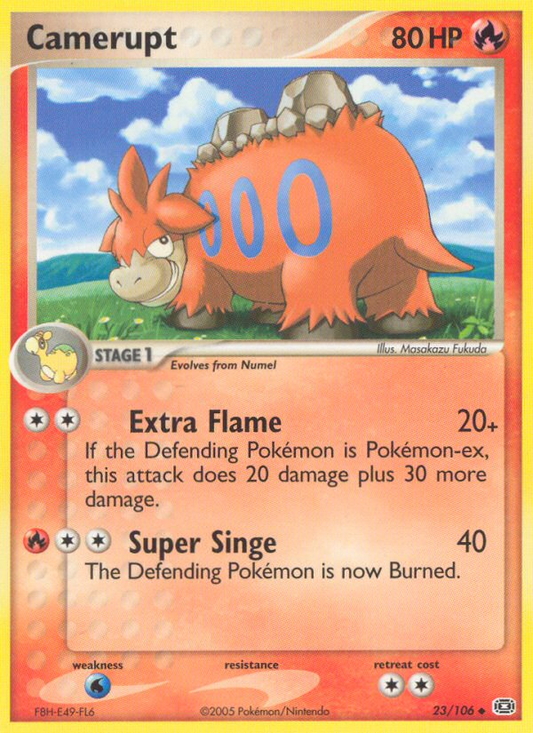 Camerupt 23/106 Uncommon | Emerald | Pokemon Card