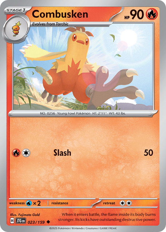 Combusken 23/159 Uncommon | Journey Together | Pokemon Card