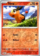 Tepig 11/86 Reverse Holo | White Flare | Pokemon Card