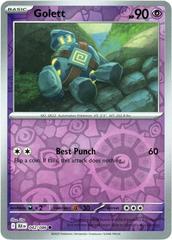 Golett 42/86 Reverse Holo | Black Bolt | Pokemon Card