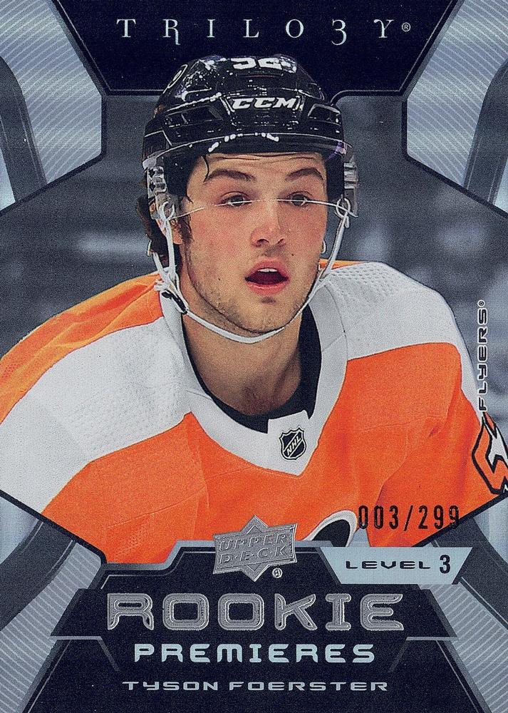 Tyson Foerster #240 Philadelphia Flyers | 2023-24 Upper Deck Trilogy | NHL Trading Card