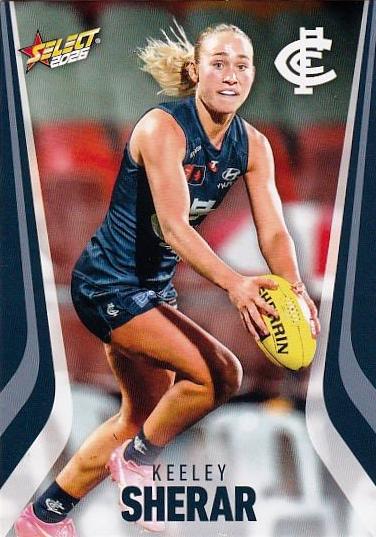Keeley Sherar #240 Carlton Blues | 2026 Select AFL Footy Stars | Trading Card